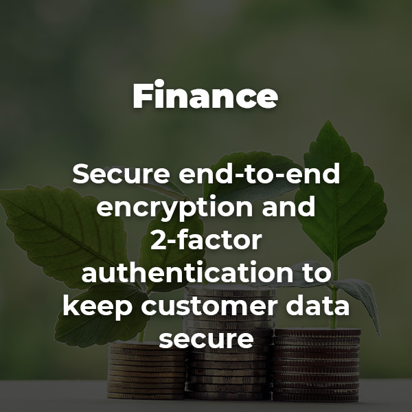 finance Keep customer data secure in the finance industry