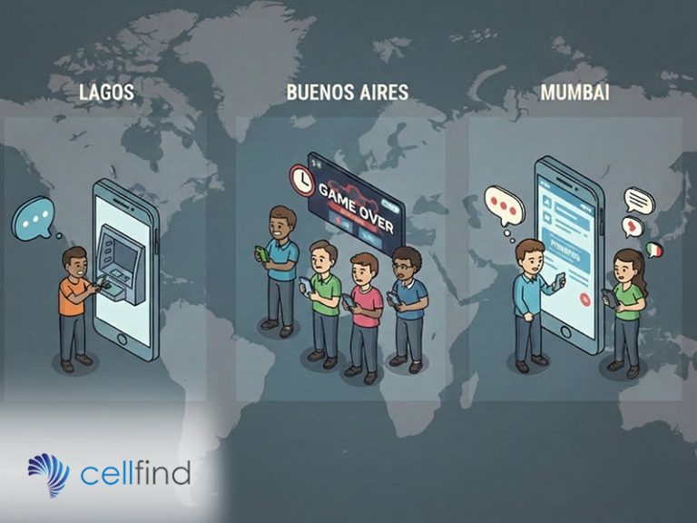 cellfind internaional sms